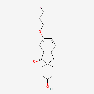 6'-(3-Fluoropropoxy)-4-hydroxyspiro[cyclohexane-1,2'-inden]-1'(3'H)-one