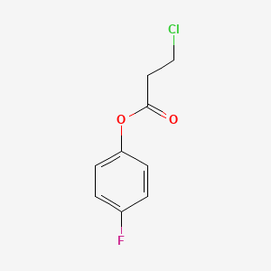 molecular formula C9H8ClFO2 B8537435 4'-Fluorophenyl-3-chloropropionate 