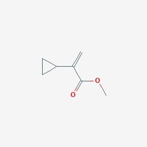 molecular formula C7H10O2 B8537614 Methyl 2-cyclopropylacrylate 