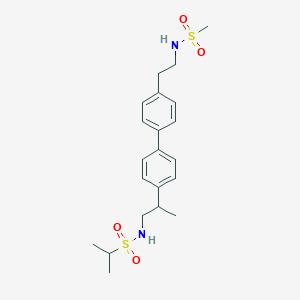 molecular formula C21H30N2O4S2 B8537619 MIBAMPATOR 