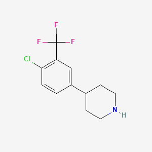 4-(4-Chloro-3-trifluoromethyl-phenyl)-piperidine