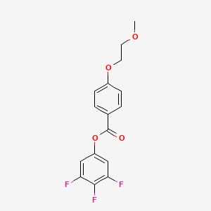 3,4,5-Trifluorophenyl 4-(2-methoxyethoxy)benzoate