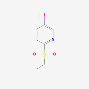 2-Ethanesulfonyl-5-iodo-pyridine