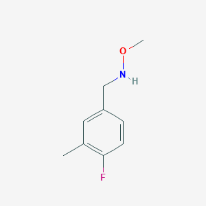 n-(4-Fluoro-3-methyl-benzyl)-o-methyl-hydroxylamine