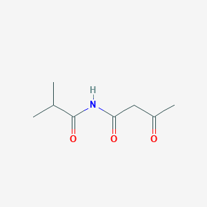 N-(2-Methylpropanoyl)-3-oxobutanamide