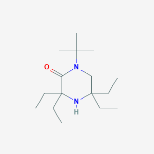 1-tert-Butyl-3,3,5,5-tetraethylpiperazin-2-one