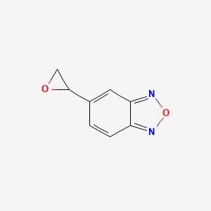 molecular formula C8H6N2O2 B8537789 5-(Oxiran-2-yl)-2,1,3-benzoxadiazole 