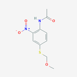 N-{4-[(Methoxymethyl)sulfanyl]-2-nitrophenyl}acetamide
