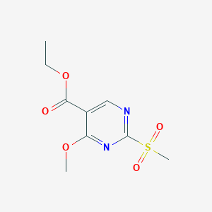 Ethyl 4-methoxy-2-(methylsulfonyl)pyrimidine-5-carboxylate