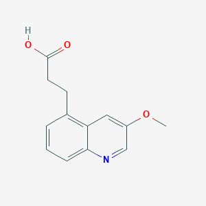 3-(3-Methoxy-quinolin-5-yl)-propionic acid