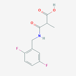 2-methyl-N-(2,5-difluoro-benzyl)-malonamic acid