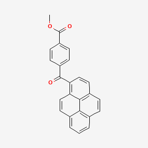 molecular formula C25H16O3 B8538060 Methyl 4-(pyrene-1-carbonyl)benzoate CAS No. 88475-90-5