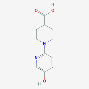 molecular formula C11H14N2O3 B8538067 1-(5-Hydroxypyridin-2-yl)piperidine-4-carboxylic acid 