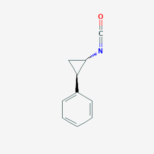 molecular formula C10H9NO B8538083 trans-2-Phenylcyclopropyl isocyanate 