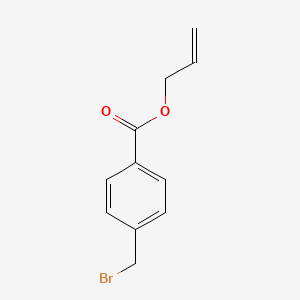 molecular formula C11H11BrO2 B8538180 Prop-2-en-1-yl 4-(bromomethyl)benzoate CAS No. 155030-52-7