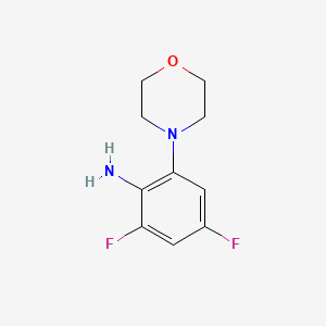 2,4-Difluoro-6-morpholin-4-yl-phenylamine