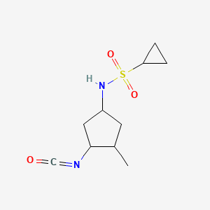N-(3-isocyanato-4-methylcyclopentyl)cyclopropanesulfonamide