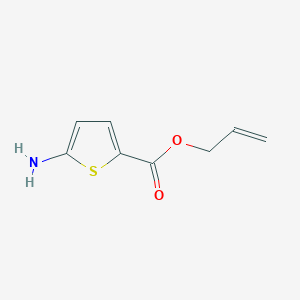 molecular formula C8H9NO2S B8538441 Allyl 5-amino-2-thiophenecarboxylate 