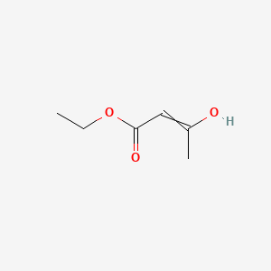 molecular formula C6H10O3 B8538505 Ethyl 3-hydroxybut-2-enoate 