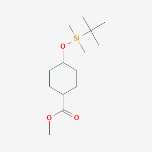 Methyl trans-4-[(tert-butyldimethylsilyl)oxy]cyclohexanecarboxylate