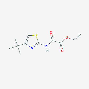 Ethyl 4-(2-methyl-2-propyl)thiazol-2-ylcarbamoylcarboxylate