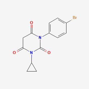1-(4-Bromo-phenyl)-3-cyclopropyl-pyrimidine-2,4,6-trione