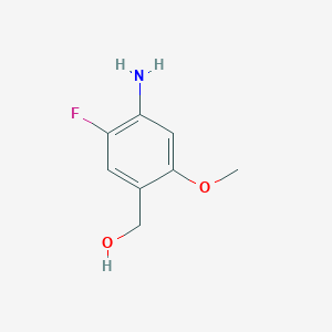(4-Amino-5-fluoro-2-methoxyphenyl)methanol