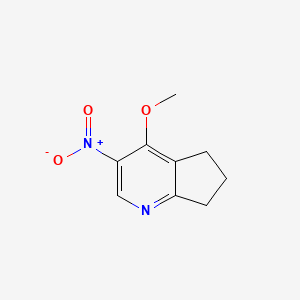 4-Methoxy-3-nitro-6,7-dihydro-5H-cyclopenta[b]pyridine