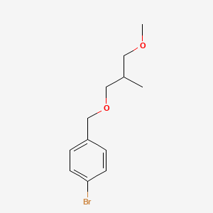 1-Bromo-4-[(3-methoxy-2-methylpropoxy)methyl]benzene