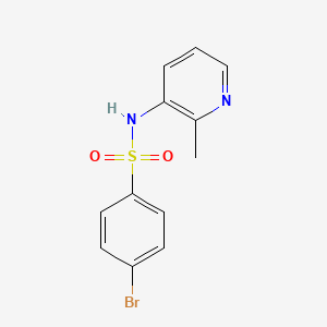 molecular formula C12H11BrN2O2S B8538676 4-Bromo-N-(2-methyl-pyridin-3-yl)-benzenesulfonamide 