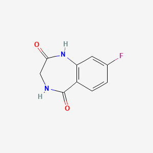 8-fluoro-3,4-dihydro-1H-1,4-benzodiazepine-2,5-dione