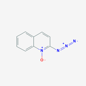 molecular formula C9H6N4O B8538700 2-azidoquinoline N-oxide CAS No. 51796-60-2
