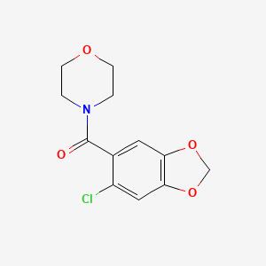 (6-Chloro-benzo[1,3]dioxol-5-yl)-morpholin-4-yl-methanone