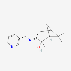 Z-3-(3-Pyridinylmethyl)imino-10beta-piran-2-OL