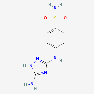 4-(5-Amino-1H-[1,2,4]triazol-3-ylamino)-benzenesulfonamide