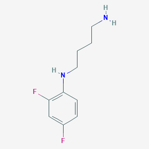N'-(2,4-difluorophenyl)butane-1,4-diamine