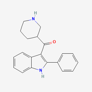 (2-phenyl-1H-indol-3-yl)piperidin-3-ylmethanone