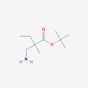 tert-Butyl 2-(aminomethyl)-2-methylbutanoate