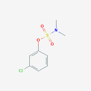 Dimethylsulfamic acid 3-chlorophenyl ester