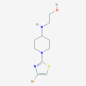 2-[1-(4-Bromothiazol-2-yl)piperidin-4-ylamino]ethanol