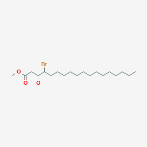 molecular formula C19H35BrO3 B8538947 Methyl 4-bromo-3-oxooctadecanoate CAS No. 188964-30-9