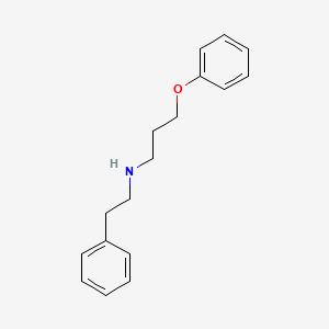 molecular formula C17H21NO B8539112 N-(3-phenoxypropyl)benzeneethanamine 