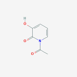 molecular formula C7H7NO3 B8539195 1-acetyl-3-hydroxypyridin-2-one 