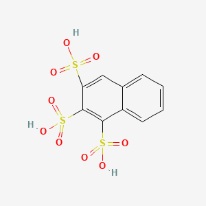 molecular formula C10H8O9S3 B8539258 Naphthalenetrisulfonic acid 