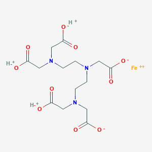 molecular formula C14H21FeN3O10 B085396 Ferric dtpa CAS No. 15162-64-8