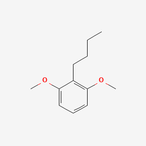 molecular formula C12H18O2 B8539662 Benzene, 1,3-dimethoxy-2-butyl CAS No. 16929-66-1
