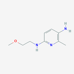 molecular formula C9H15N3O B8539728 N2-(2-Methoxy-ethyl)-6-methyl-pyridine-2,5-diamine 