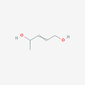 molecular formula C5H10O2 B8539784 Pent-2-ene-1,4-diol CAS No. 6117-82-4