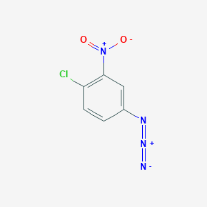 molecular formula C6H3ClN4O2 B085398 3-Nitro-4-chlorophenyl azide CAS No. 13243-32-8