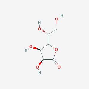 molecular formula C6H10O6 B085400 Mannonic acid 1,4-lactone CAS No. 10366-82-2